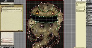 Fantasy Grounds - Pathfinder RPG - Pathfinder Flip-Mat - Classic Dragon's Lair