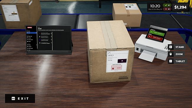 Parcel Simulator