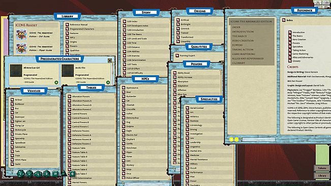 Fantasy Grounds - ICONS Superpowered Roleplaying: The Assembled Edition
