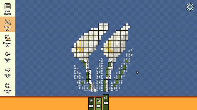 Pixel Cross Stitch - Flower Miniatures Pack