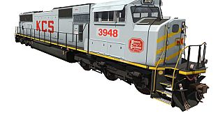 Trainz Plus DLC - Kansas City Southern - EMD SD70MAC - Grey