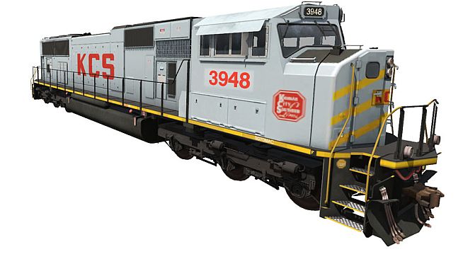 Trainz Plus DLC - Kansas City Southern - EMD SD70MAC - Grey