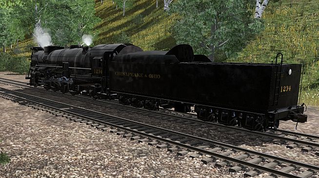 Trainz 2022 DLC - Chesapeake & Ohio K3-K3a 2-8-2