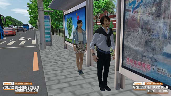 OMSI 2 Add-on Downloadpack Vol. 12 - AI People - Asia Edition