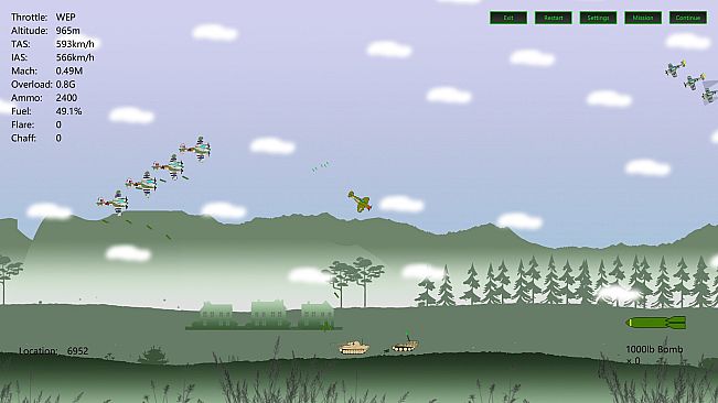 2D Dogfight - World War II (Aircrafts of Western Front)