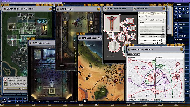 Fantasy Grounds - Traveller-The Infinity Suite