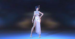 Angel Legion-DLC High-Slit Cheongsam (White)