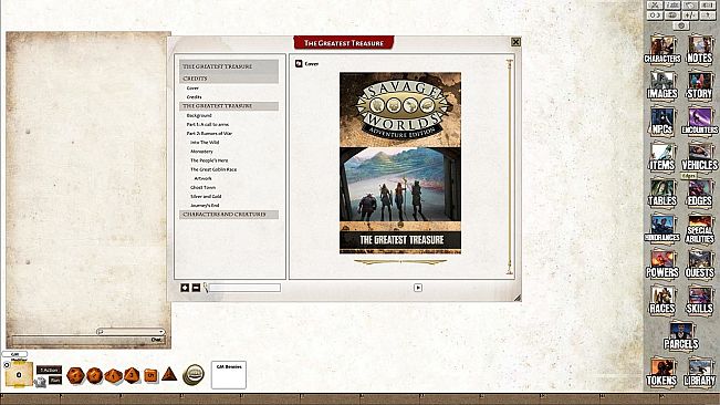 Fantasy Grounds - The Greatest Treasure: A Fantasy Savage Tale
