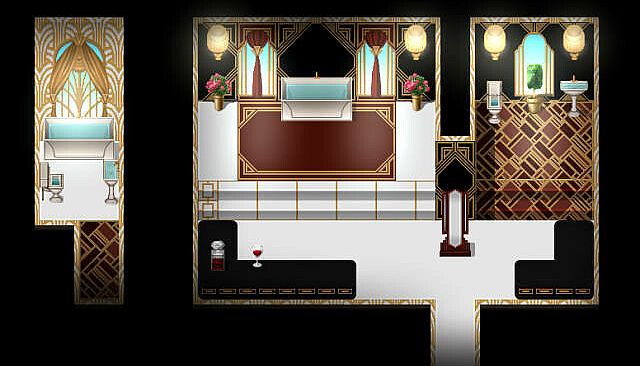 RPG Maker MZ - KR Art Deco Interiors Tileset