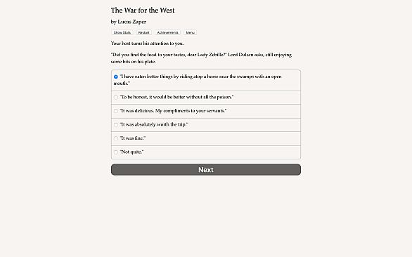 The War for the West