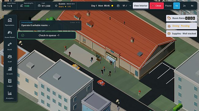 Mini Hotel Simulator