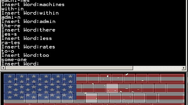 Touch Typing Home Row Speed Grinder - USA American Skin