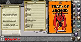 Fantasy Grounds - Feats of Legend: 20 Infernal Feats (PFRPG)