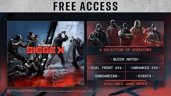 Tom Clancy's Rainbow Six Siege X - Free Access