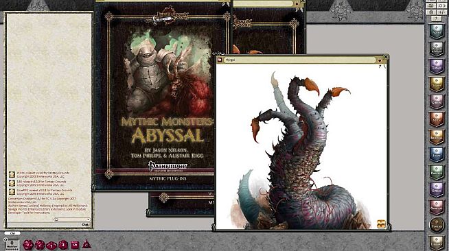 Fantasy Grounds - Mythic Monsters #8: Abyssal (PFRPG)
