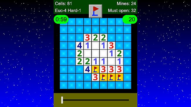 Non-Euclidean Minesweeper