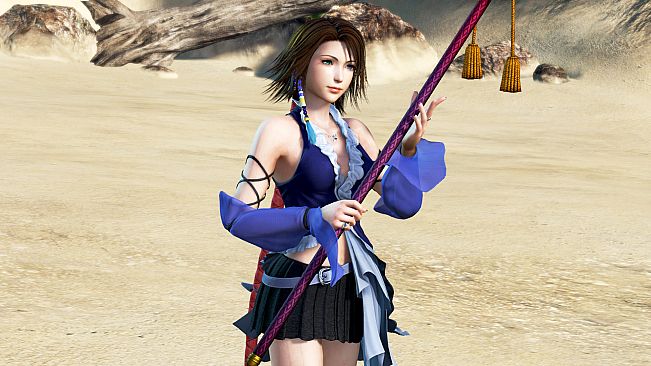 DFF NT: Songstress's Garb Appearance Set & 5th Weapon for Yuna