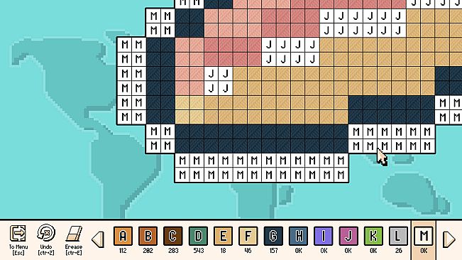 Pixel Cross Stitch Color by Number