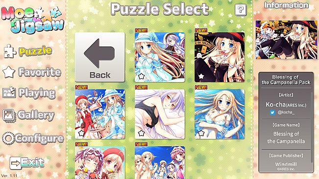 Moe Jigsaw - Blessing of the Campanella Pack