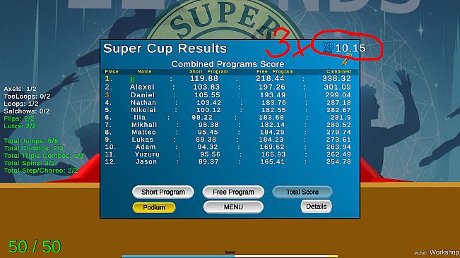 Figure Skating Legends: Triple XP