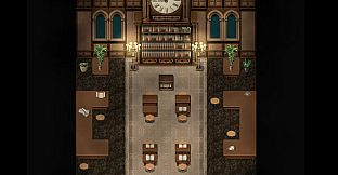 RPG Maker MZ - KR Dark Academia Library Tileset