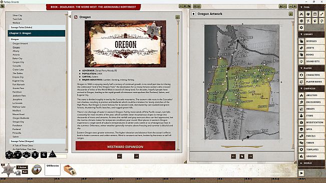 Fantasy Grounds - Deadlands: Guide to Weird West - The Abominable Northwest (Savage Worlds)