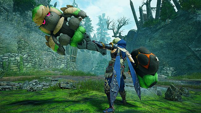 Monster Hunter Rise - "Stuffed Garangolm" Hunter layered weapon (Charge Blade)