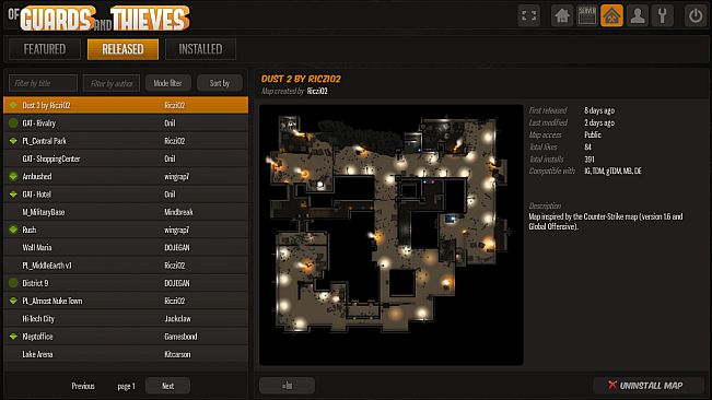 Of Guards and Thieves - Map Workshop