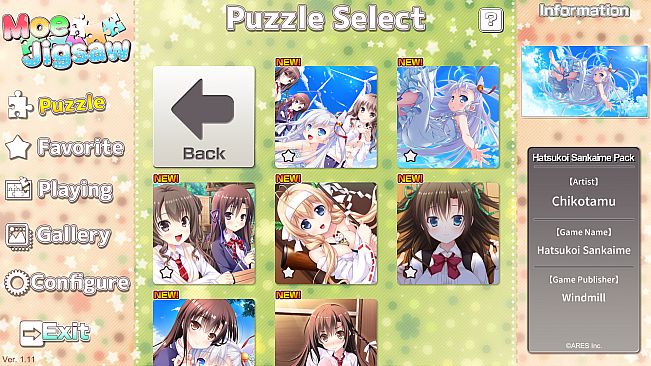 Moe Jigsaw - Hatsukoi Sankaime Pack