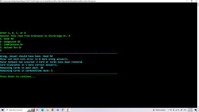 Retro Elimination Flashcards