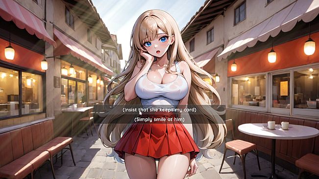 Hentai Novel: Lily is stripping