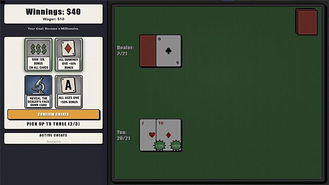 Blackjack: CHEAT THE HOUSE!