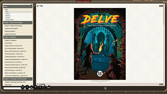 Fantasy Grounds - Delve - How to Build & Survive Deadly Dungeons (5E Compatible)