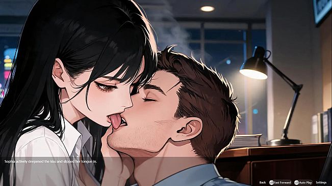 Sexy Psychologist's Wild Office Kiss