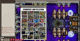 Fantasy Grounds - Meanders Map Pack: Spaceport (Map Pack)