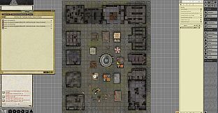 Fantasy Grounds - Pathfinder RPG - Pathfinder Flip-Mat - Classic City Market
