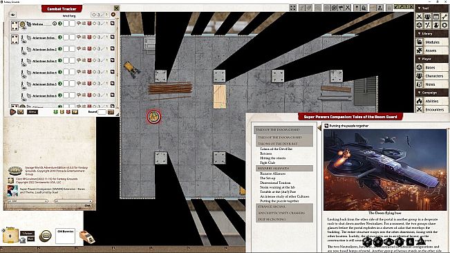 Fantasy Grounds - Super Powers Companion: Tales of the Doom Guard