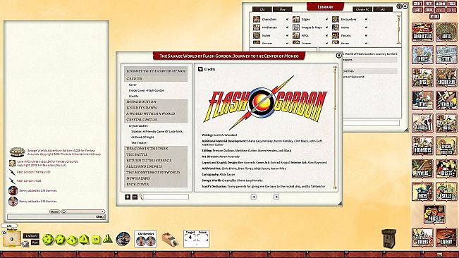 Fantasy Grounds - Flash Gordon Journey to the Center of Mongo Adventure