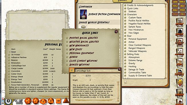 Fantasy Grounds - Savage Worlds: Science Fiction Companion
