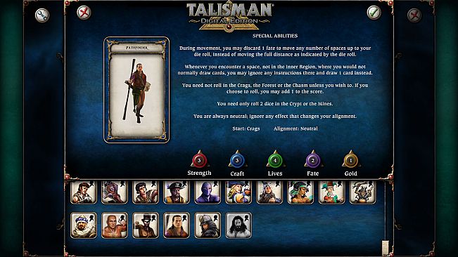Talisman Character - Pathfinder