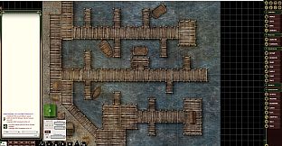 Fantasy Grounds - Pathfinder RPG - Flip-Mat: Boardwalk