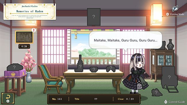 Juufuutei Raden's Guide for Pixel Museum