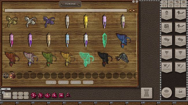 Fantasy Grounds - Jans Token Pack 26 - Forest Creatures
