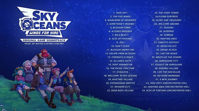 Sky Oceans: Wings for Hire Soundtrack