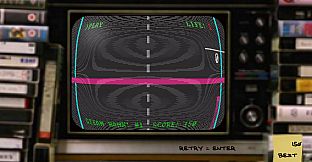 FIRST STEAM GAME VHS - COLOR RETRO RACER : MILES CHALLENGE