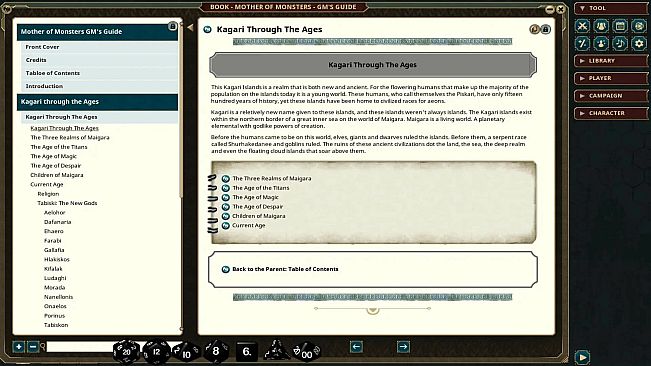 Fantasy Grounds - Mother of Monsters - GM Guide