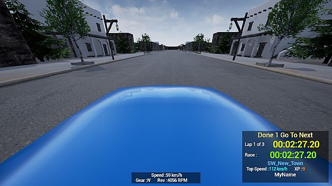 Maze Workout - Western Lost Solo Car Racer