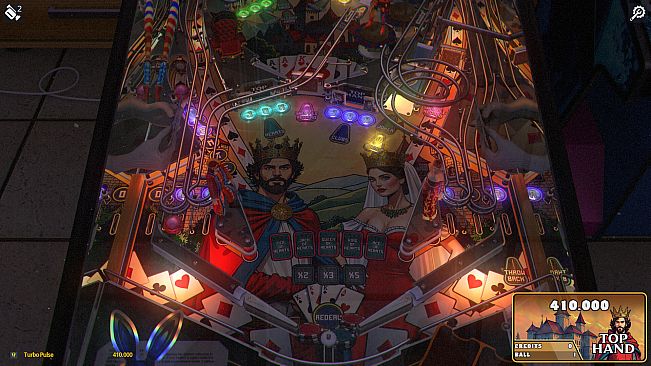 Zaccaria Pinball - Top Hand Deluxe Pinball Table