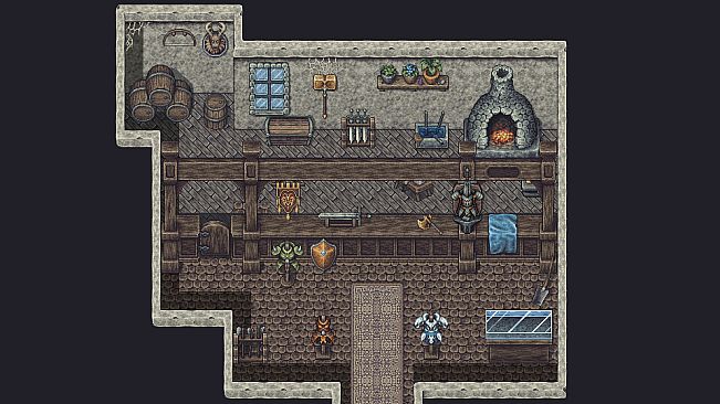 RPG Maker MZ - EX Graphic Base Set Indoor