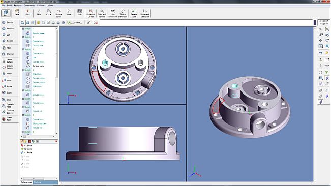 SolidFace Parametric CAD Modeler 2D/3D